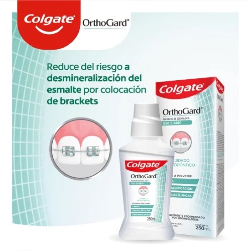 Enjuague Bucal Colgate Orthogard 250 ml Enjuague Bucal Colgate Orthogard 250 ml