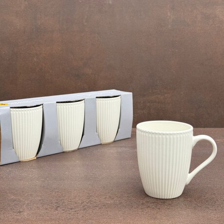 Juego De Tazas Café Cerámica 3 Piezas 325 ml. Juego De Tazas Café Cerámica 3 Piezas 325 ml.