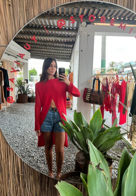 Blusa Marbella SS24 Scarlet