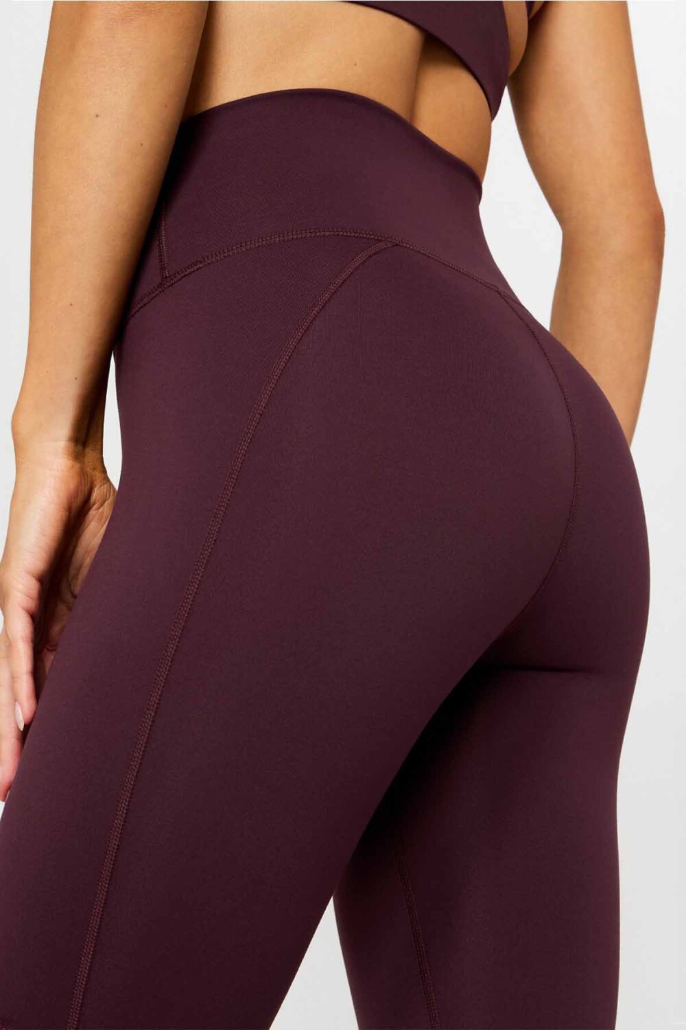 Leggings Define PowerHold High-Waisted 7/8 Mujer Oxblood