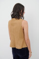 CHALECO SUEDE CARAMELO