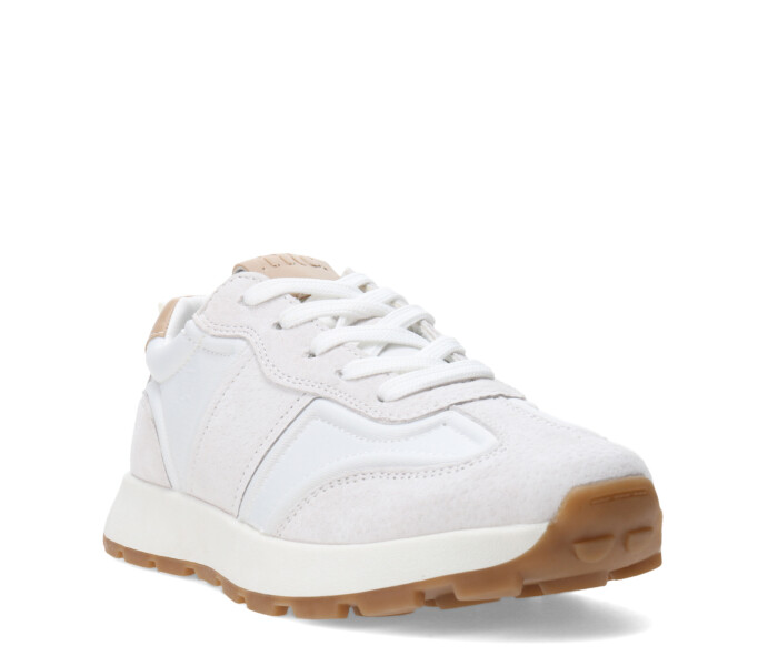 Deportivo URTI acordonado Beige/White