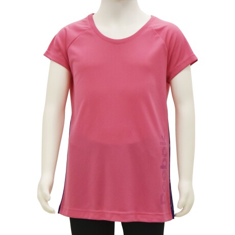 Remera Infantil Reebok G Es Func Tee Deportiva p/ Ejercicio Rosa