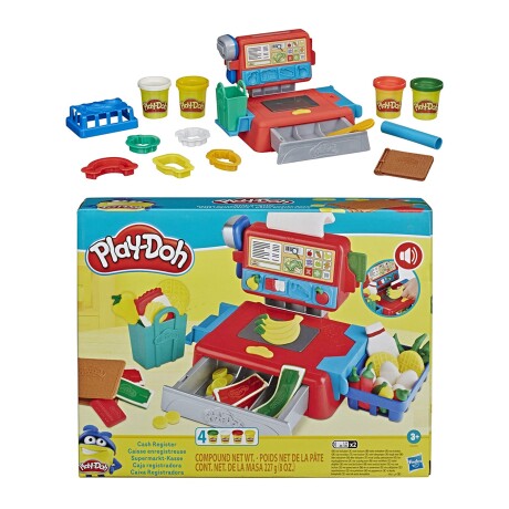 Juego de masa juguete Play Doh caja registradora Juego de masa juguete Play Doh caja registradora