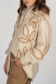 Sobrecamisa Hoja Beige