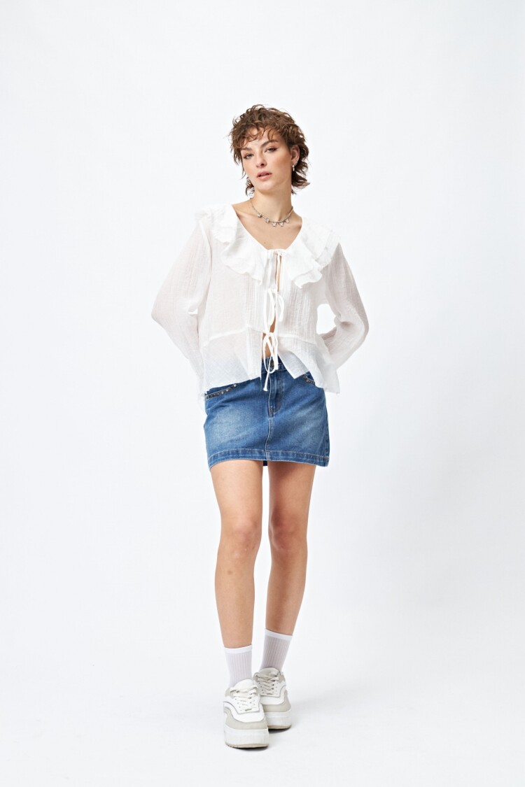 FALDA STONE Azul