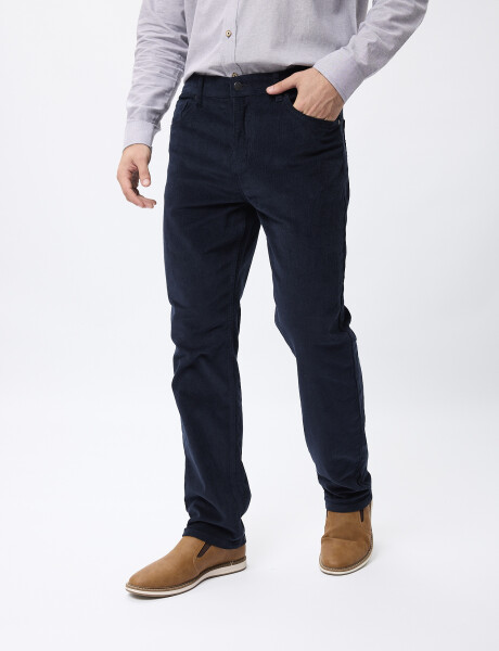 Pantalon pana Fields azul marino