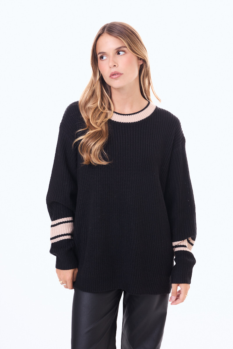 Buzo Tejido Jardín - Negro 