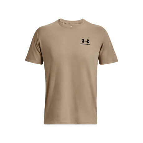 REMERA UNDER ARMOUR SPORTSTYLE LC SS Beige