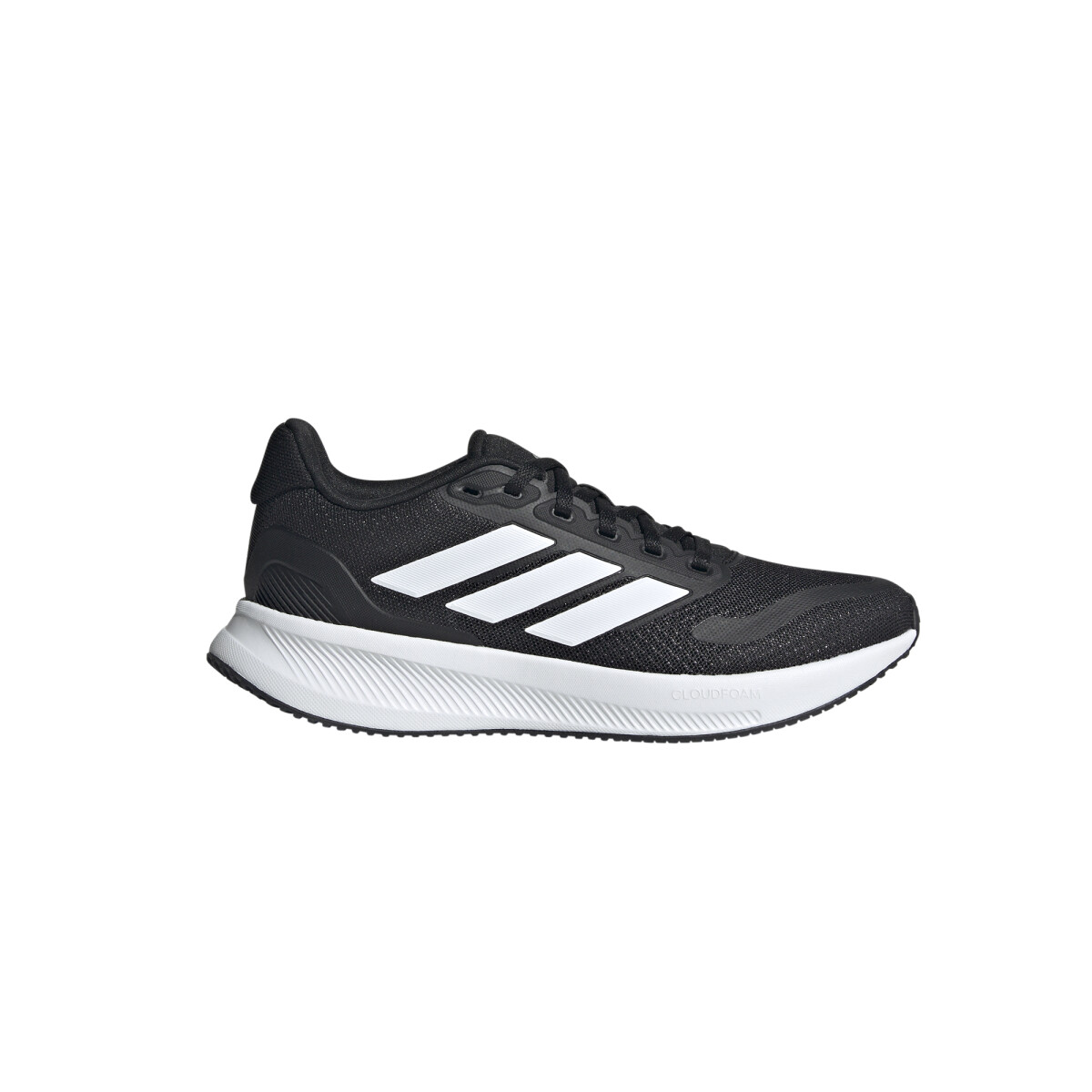 adidas RUNFALCON 5 JUNIOR - Black White 