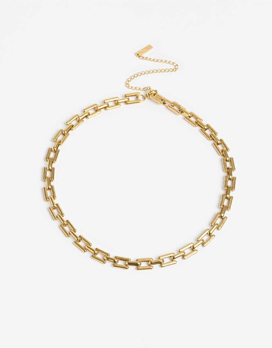 Collares Cortos Metal - Dorado 