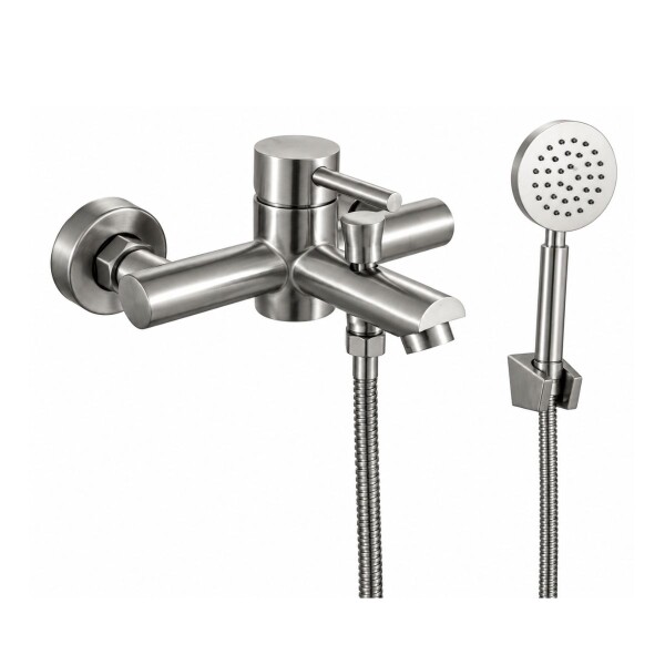 MONOCOMANDO DUCHA CON TRANSFERENCIA PALITO ACERO SATIN WICO Monocomando Ducha Con Transferencia Palito Acero Satin Wico