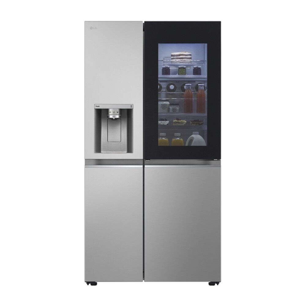 Refrigerador LG inverter InstaView 674L GS66SXSC acero inoxidable