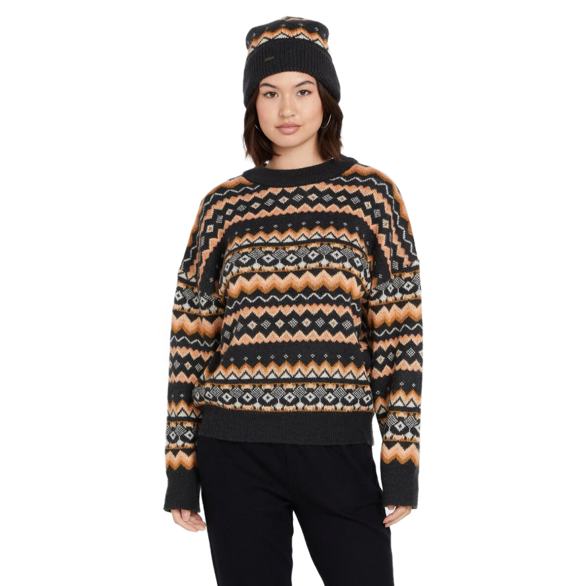 Buzo Volcom Not Fairisle Sweater - Multicolor 