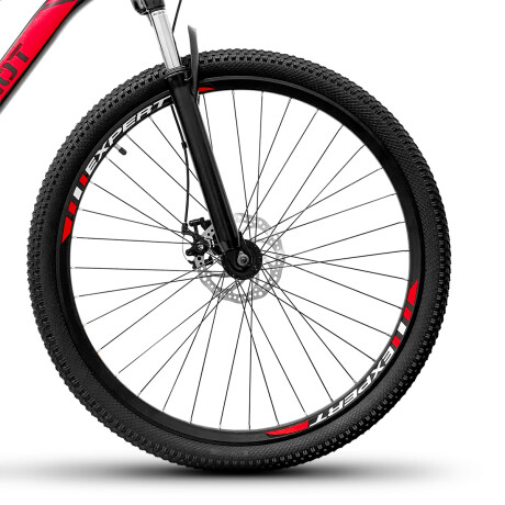 Bicicleta Montaña Expert Patriot Rodado 29 Shimano con Frenos de Disco y 21 Cambios Negro