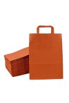 Pack x 50 - bolsa lisa 22x10x30 cm. NARANJA