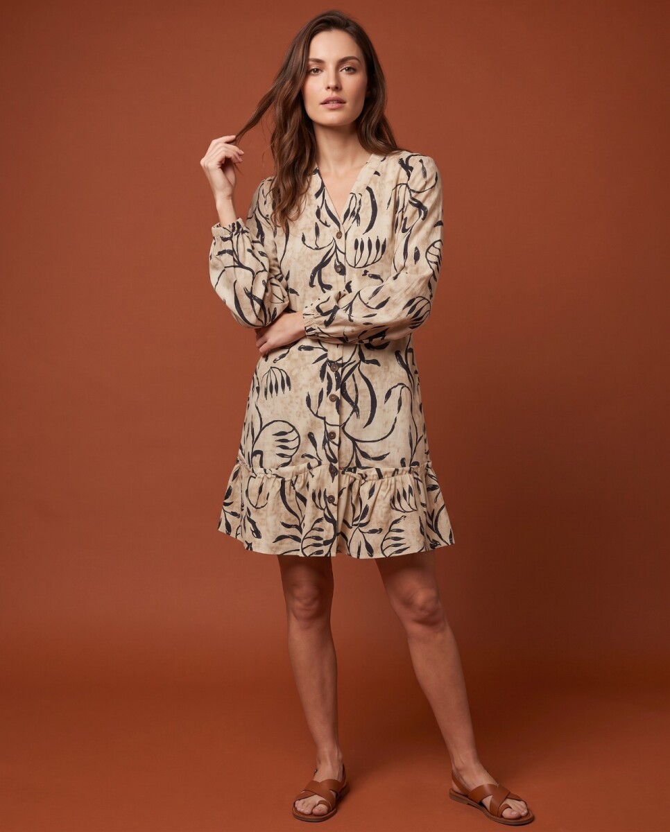 Vestido Estampado. 
