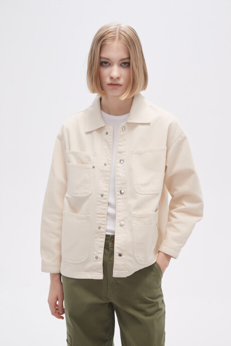Sobrecamisa Ona Crudo / Natural