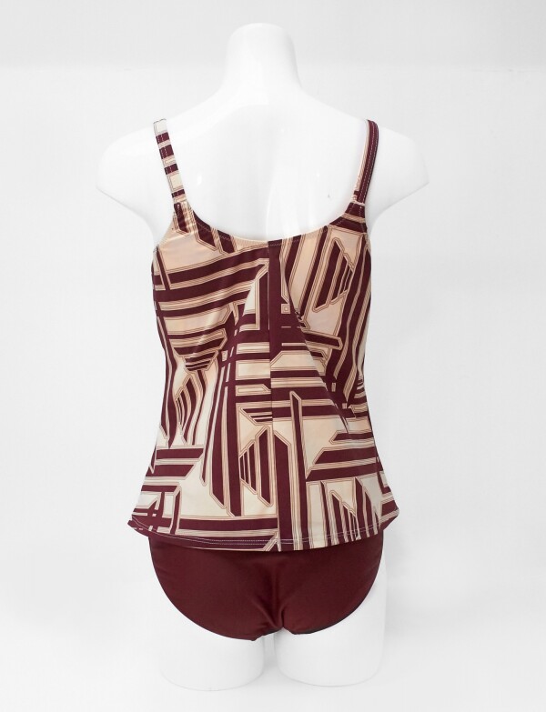 Tankini Estampado BORDEAUX/MULTI