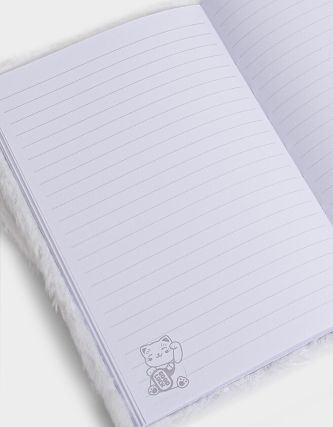 Anotadores Cuadernos y Memos Cuaderno A5 Gatito "tokyo" - Blanco