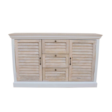 APARADOR 2P 3C MADERA NATURAL-BEIGE COSTA