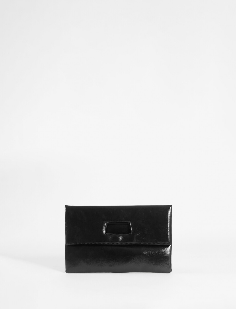 Sobre bandolera con correa removible - negro 