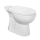 Inodoro Blanco Brillo Con Tapa Cierre Suave No Incluye La Cisterna Dgc Linea Michigan Descarga A 22 Cms.