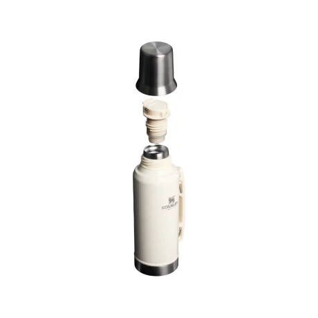 Termo Stanley Mate System Classic 1.2 L con Pico Cebador y Tapa Mate Crema