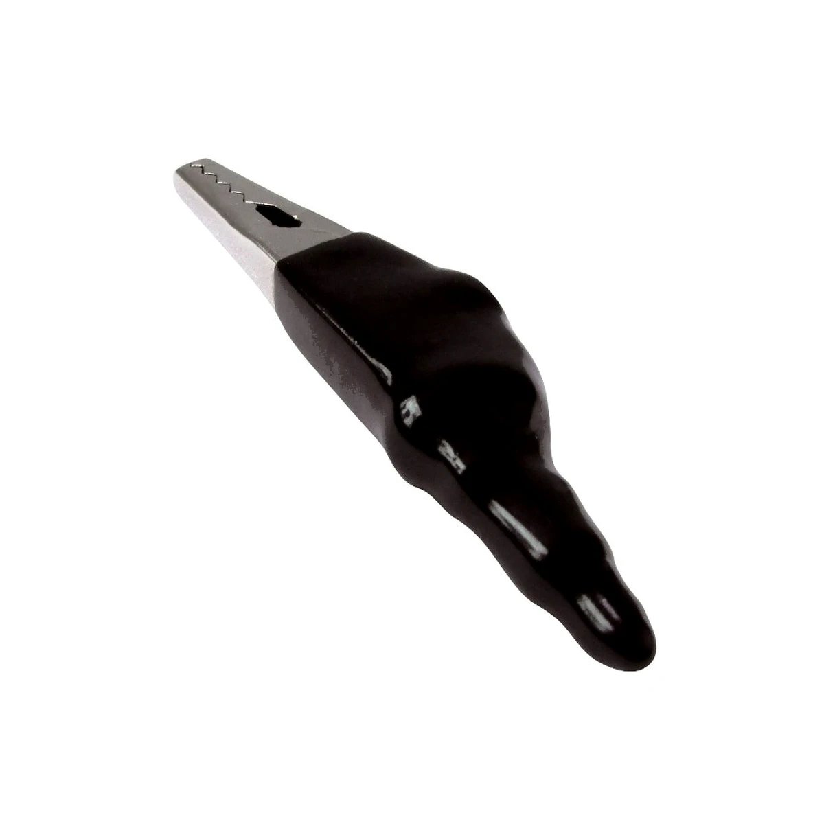Pinza cocodrilo JR negra/roja 
