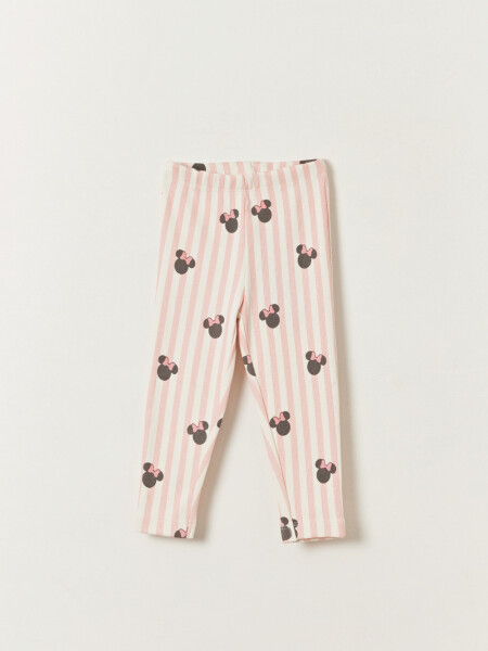 Calza Rayas Minnie Crudo