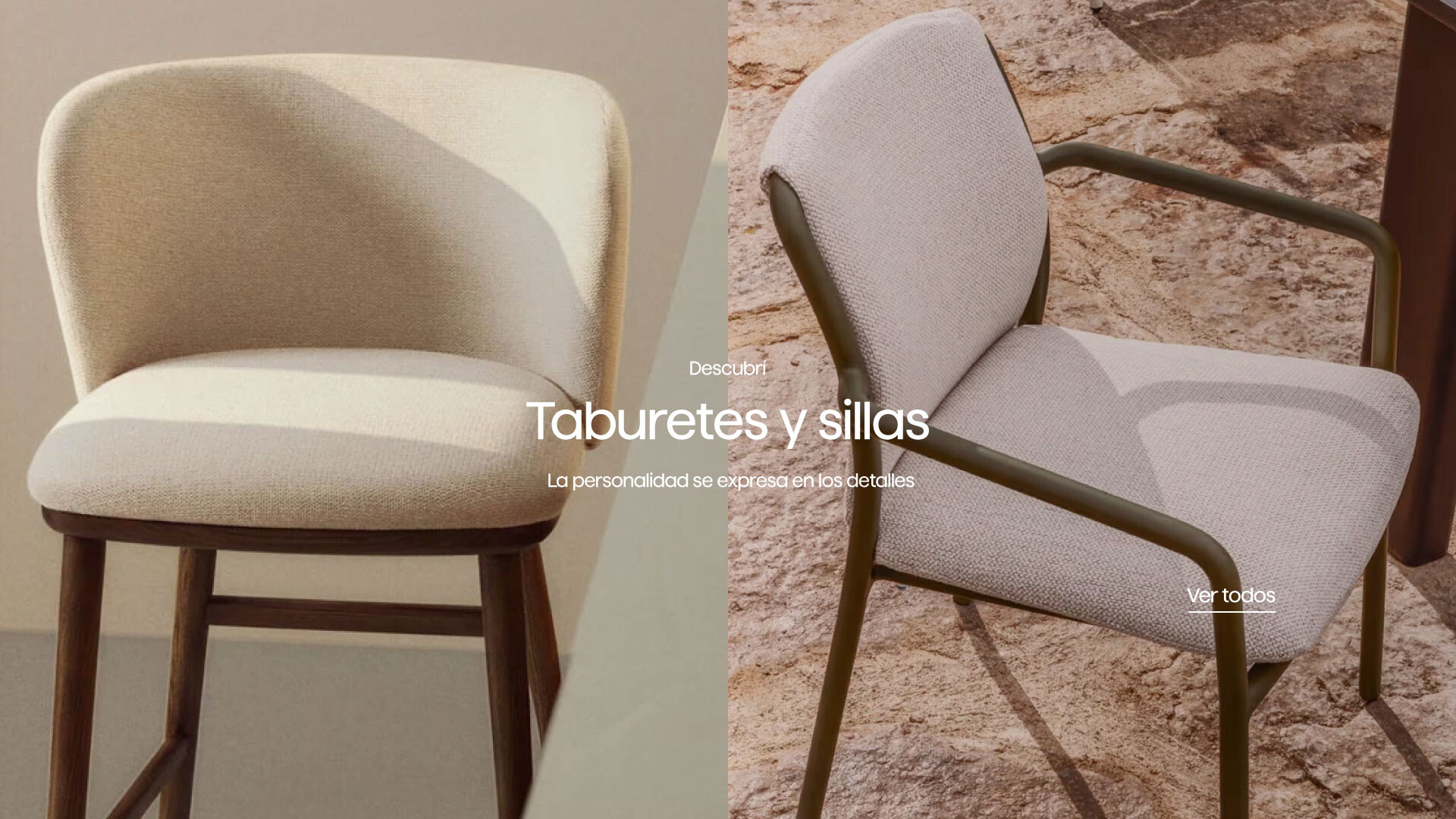 Taburetes y sillas