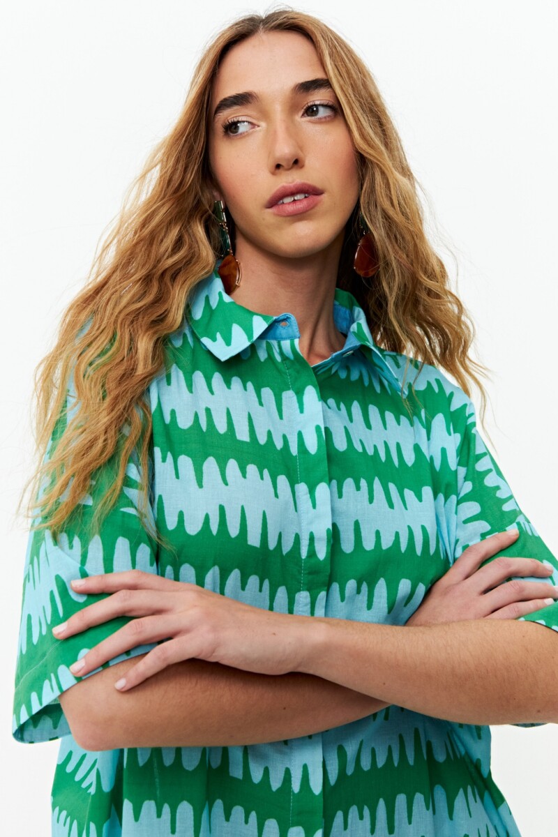 Túnica multicolor multicolor