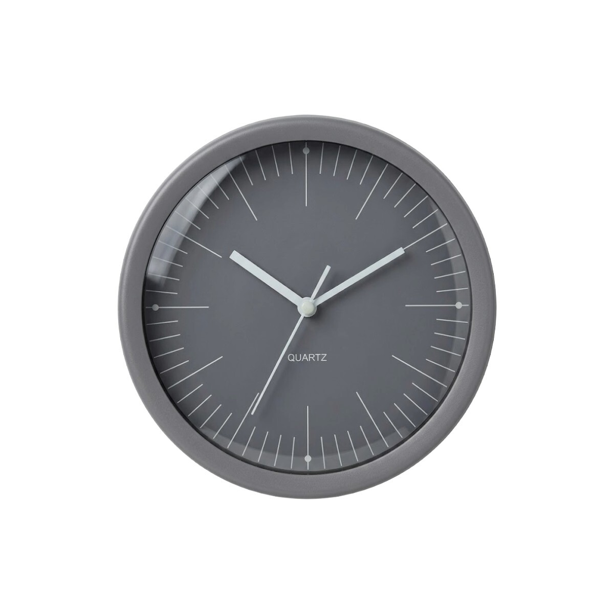 RELOJ METAL GRIS 15CM 