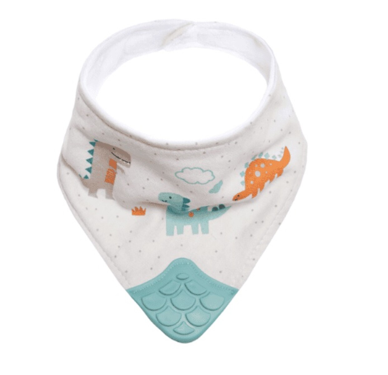 Bandana babero toalla con mordillo - Magic dino 