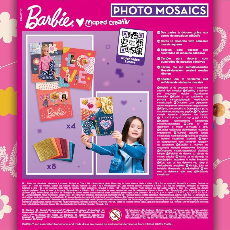 Juego de MOSAICOS BARBIE Juego de MOSAICOS BARBIE