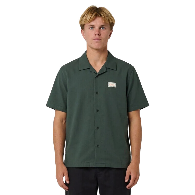 Camisa Rivvia Wallflower Patch - Verde Camisa Rivvia Wallflower Patch - Verde