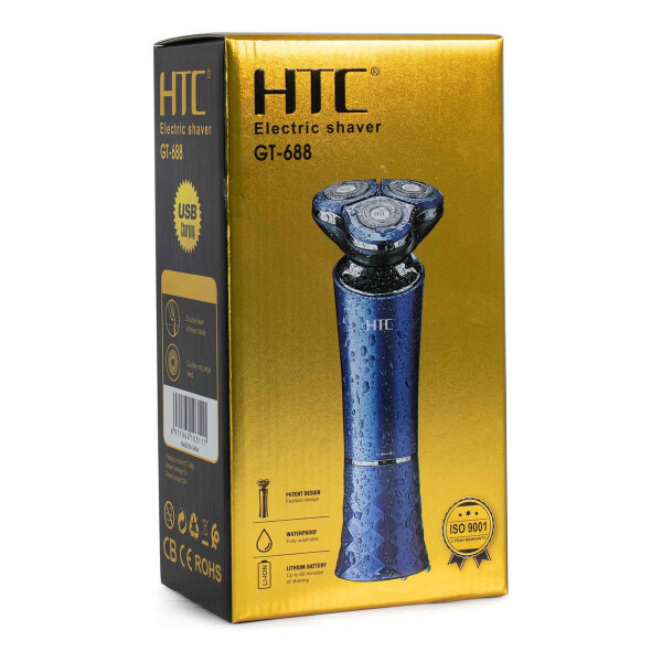 Afeitadora Inalámbrica Htc Afeitado Húmedo Seco Barba Gt-688 Afeitadora Inalámbrica Htc Afeitado Húmedo Seco Barba Gt-688