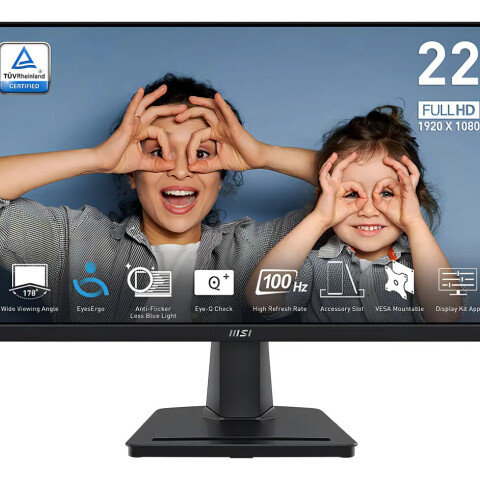 Msi Monitor Pro Mp225v 22" Fhd 100hz MONITOR MSI PRO MP225V 22"