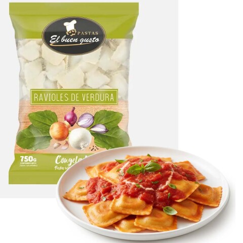 Ravioles de Verduras 750g El Buen Gusto Ravioles de Verduras 750g El Buen Gusto