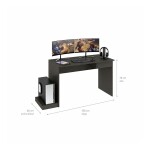 ESCRITORIO - GAMER PARA PC GRAFITO