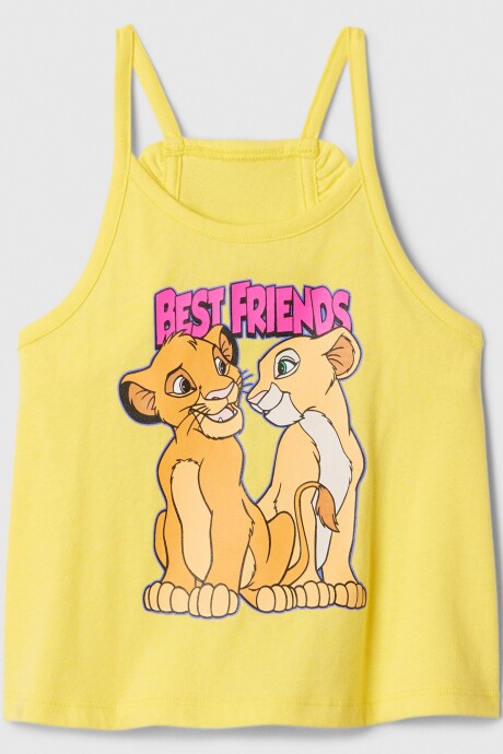 Musculosa Disney Toddler Niña Aurora Yellow