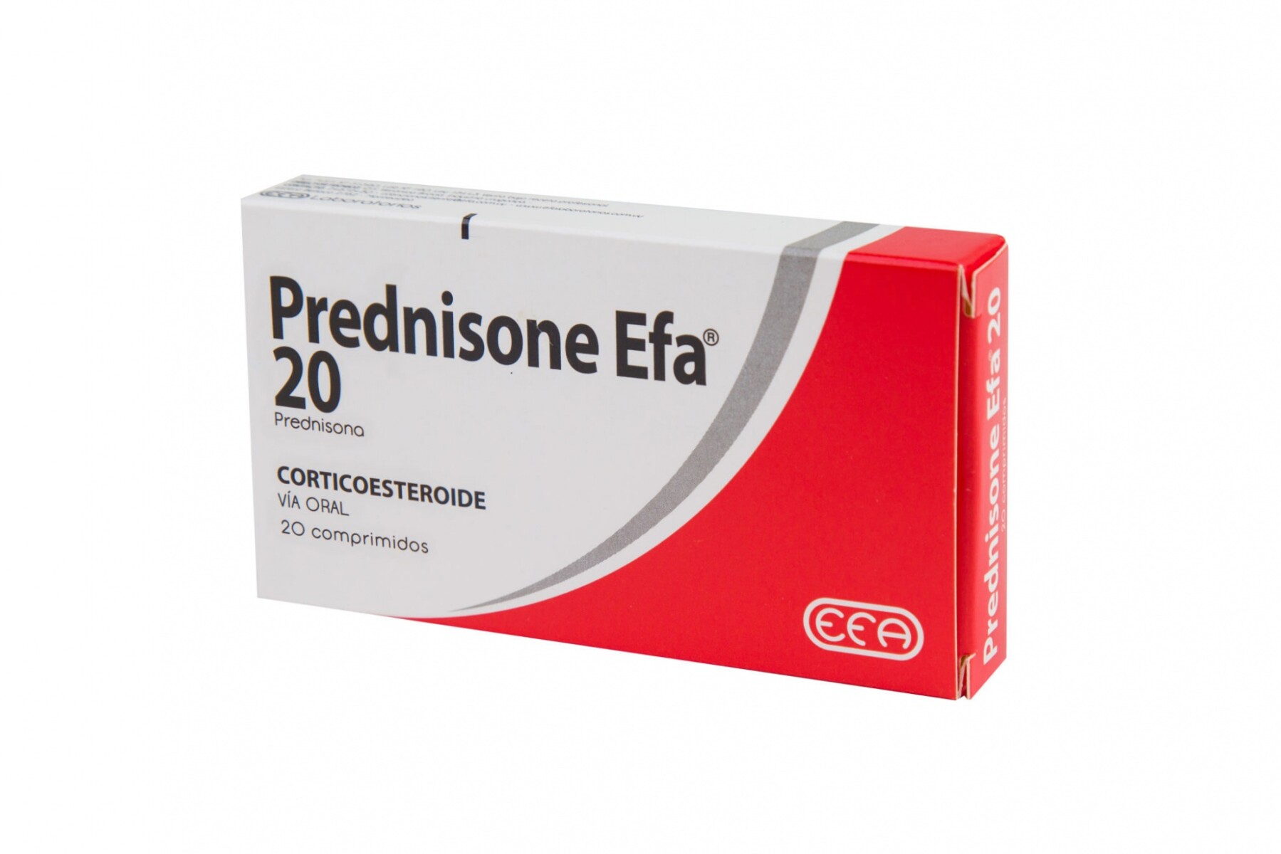 Prednisone EFA 20mg 20 Comprimidos 