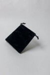 BOLSA DE GAMUZA 10X8 CM NEGRO
