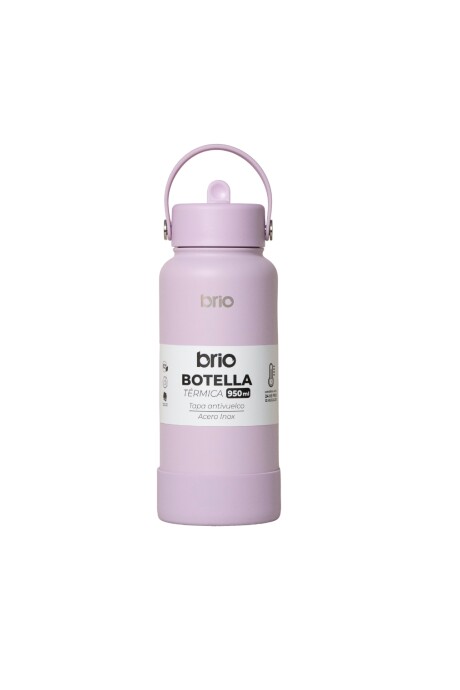 Botella Térmica brio 950ml Acero Inoxidable Lavanda