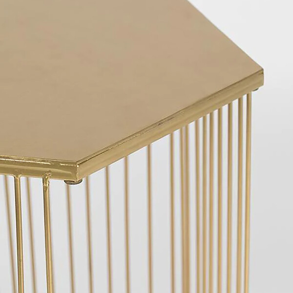 MESA AUXILIAR QUEENBEE DORADO - UNICO