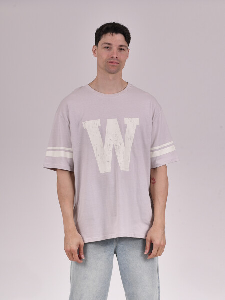 REMERA SKY GRIS