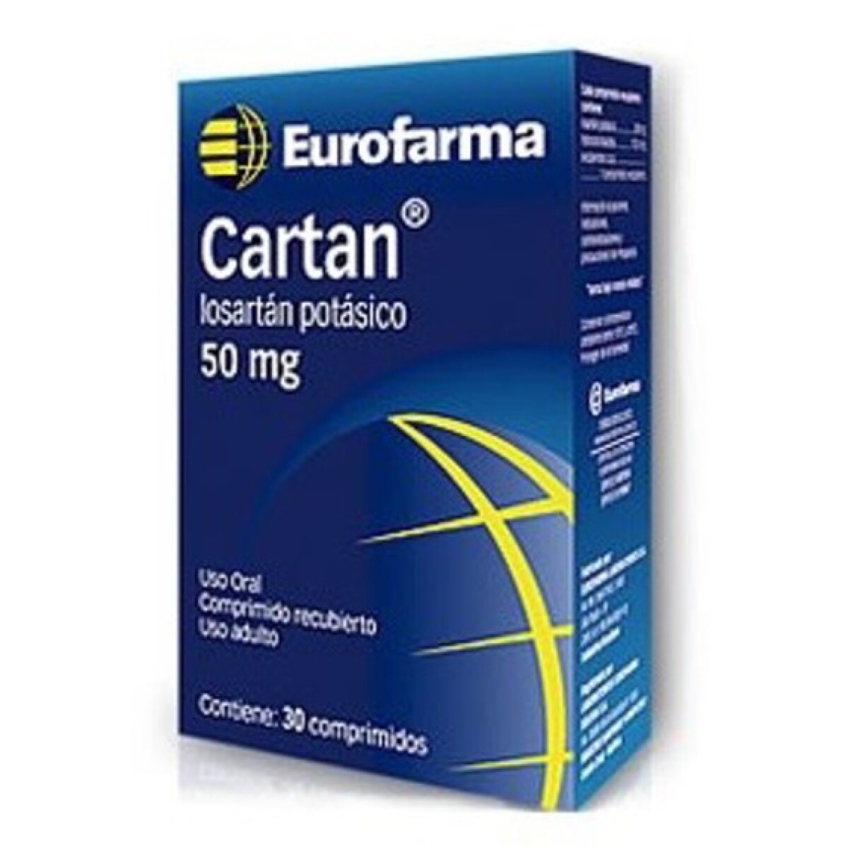 Cartan 50mg 30 Comprimidos 