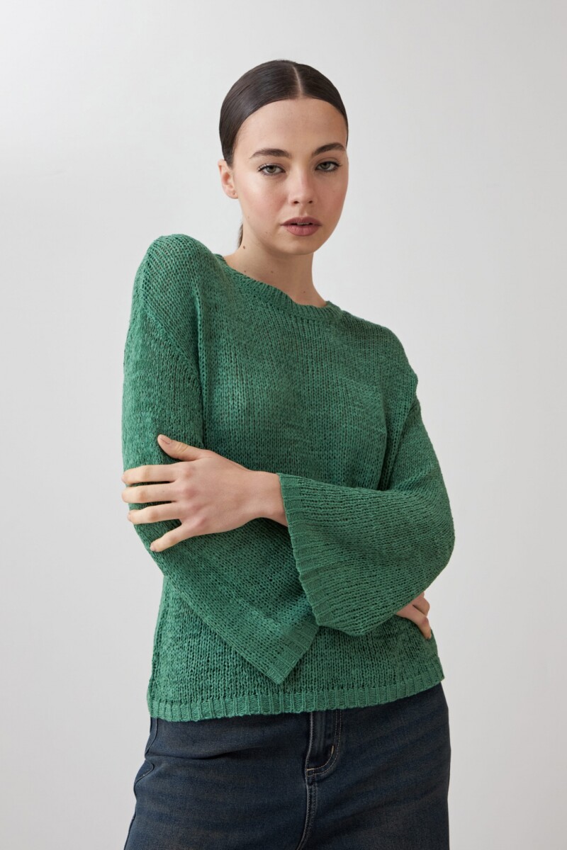 Sweater cinta verde