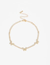 Chokers Strass Choker Mariposas Strass - Dorado