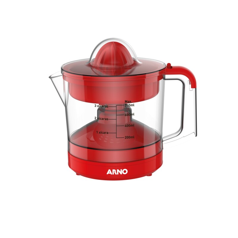 Exprimidor Arno Citrus Press | Capacidad de 0,75Lts. | Funcionamiento Automático | Color rojo. Exprimidor Arno Citrus Press | Capacidad de 0,75Lts. | Funcionamiento Automático | Color rojo.